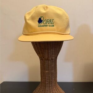 Yellow Doral Country Club Cap